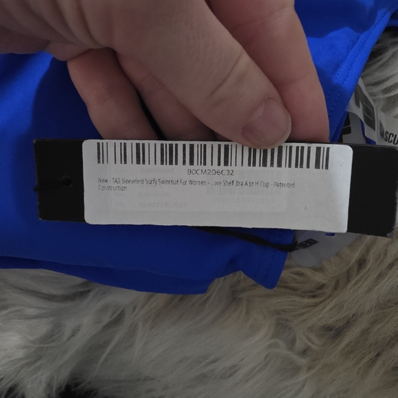 Ta3 Sleeveless Surfy Shaping Swimsuit In Sapphire - Picture 5 of 7